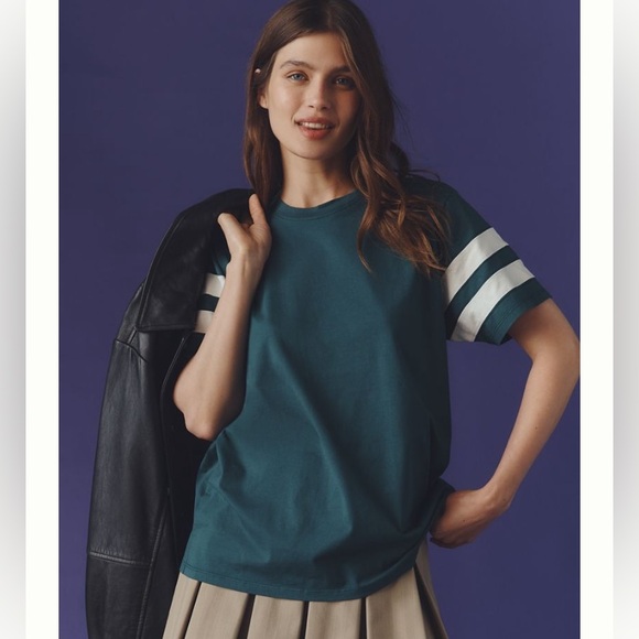 CLARE V. Tops - Clare V original crewneck varsity tee NWT